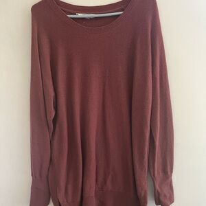 Athleta Mauve Long Sweater Tunic size m